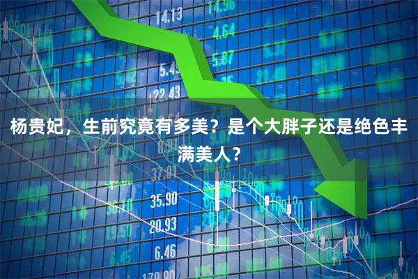 杨贵妃，生前究竟有多美？是个大胖子还是绝色丰满美人？